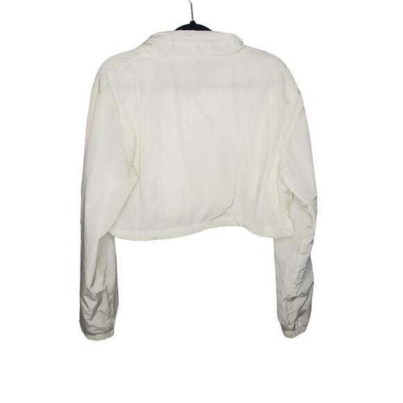 Alphalete Performance Endure Crop Jacket White Women's Size Medium Windbreaker - Picture 4 of 9